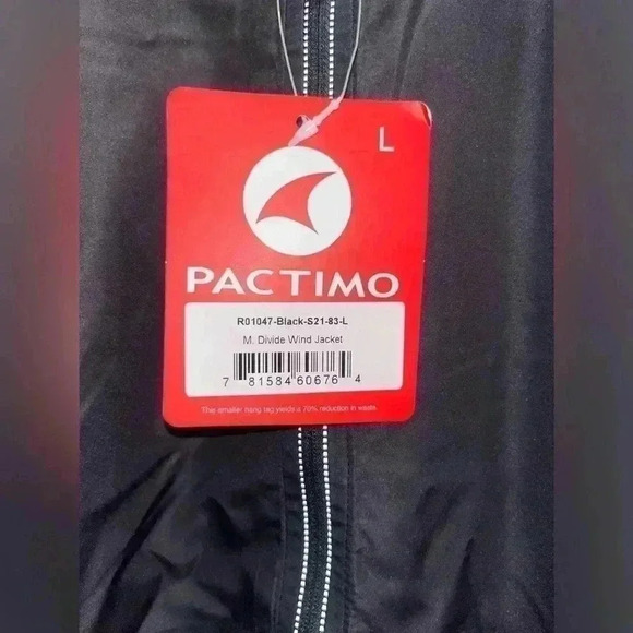 NEW Pactimo Divide Wind jacket mens black - Picture 3 of 4